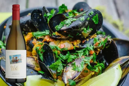 Seafood Harmony: Unwooded Chardonnay & Mussels