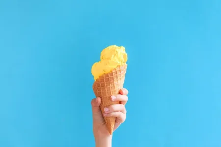 Zesty Mustard Ice Cream