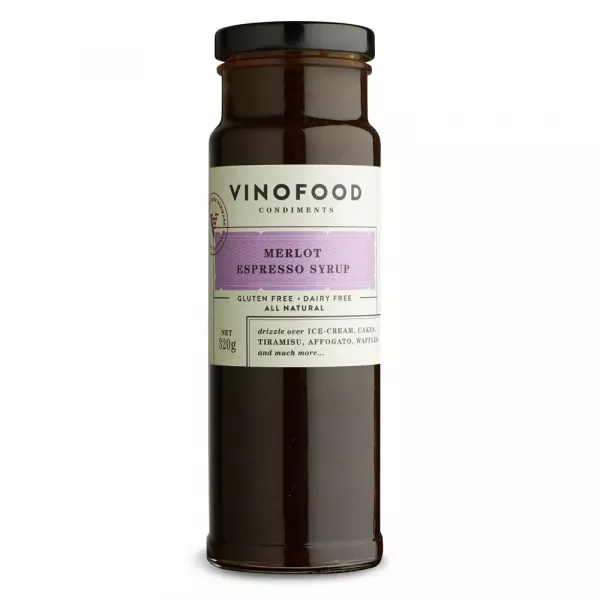 Espresso Syrup Infused with Merlot 